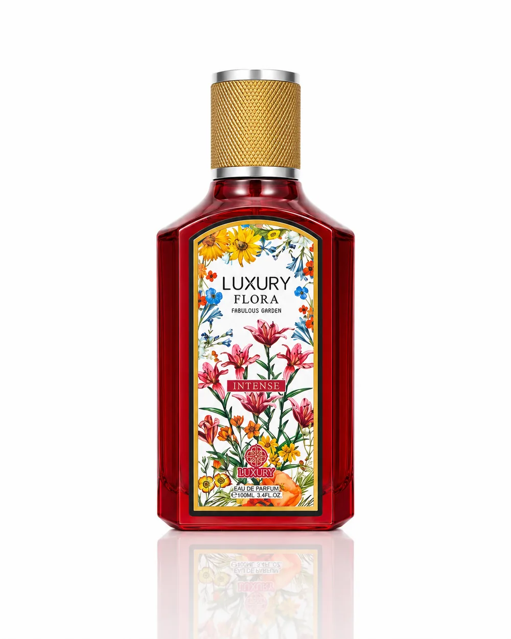 Luxury Perfumes Flora Fabulous Garden Intense — perfume bottle