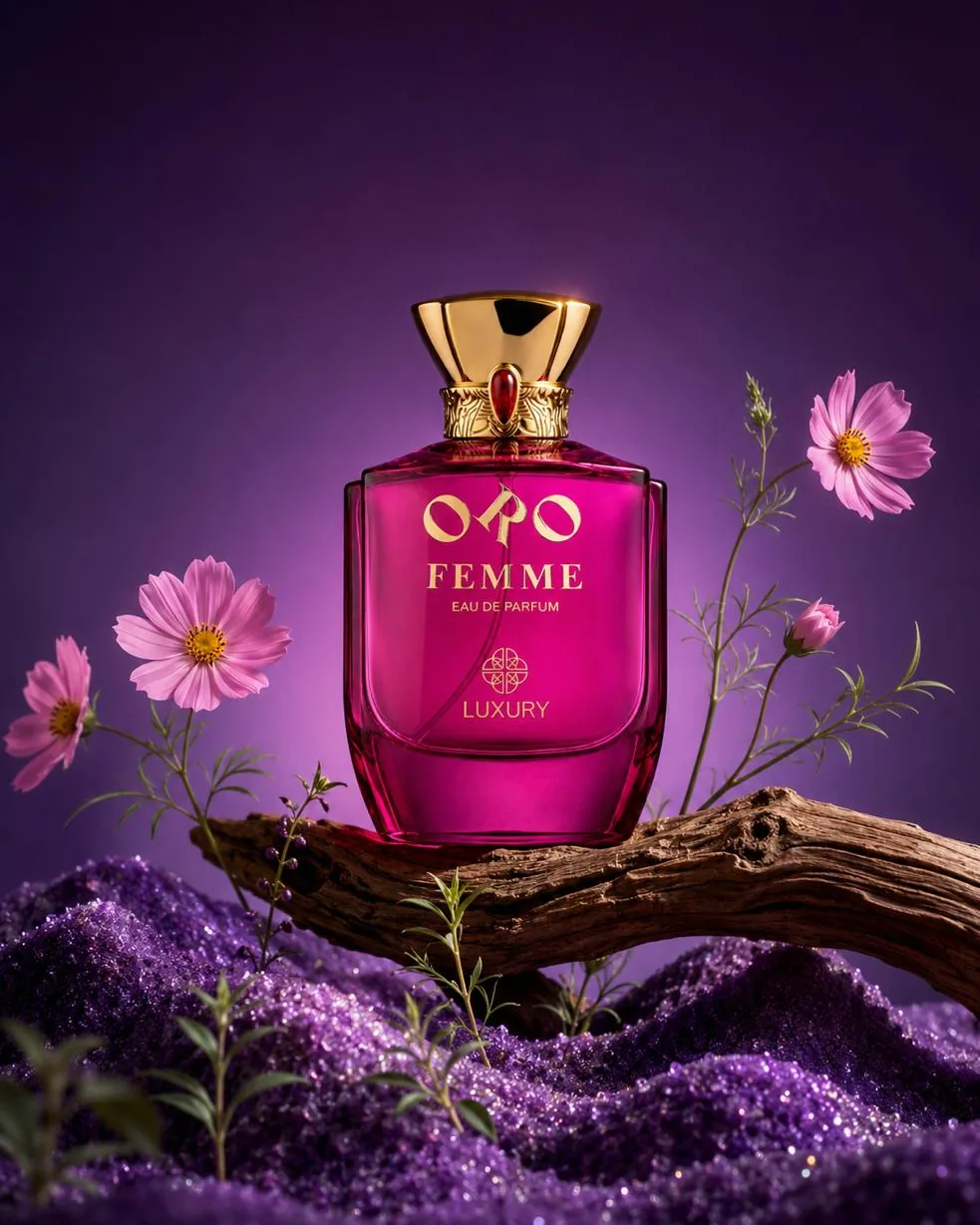 Luxury Perfumes Oro Femme — perfume bottle