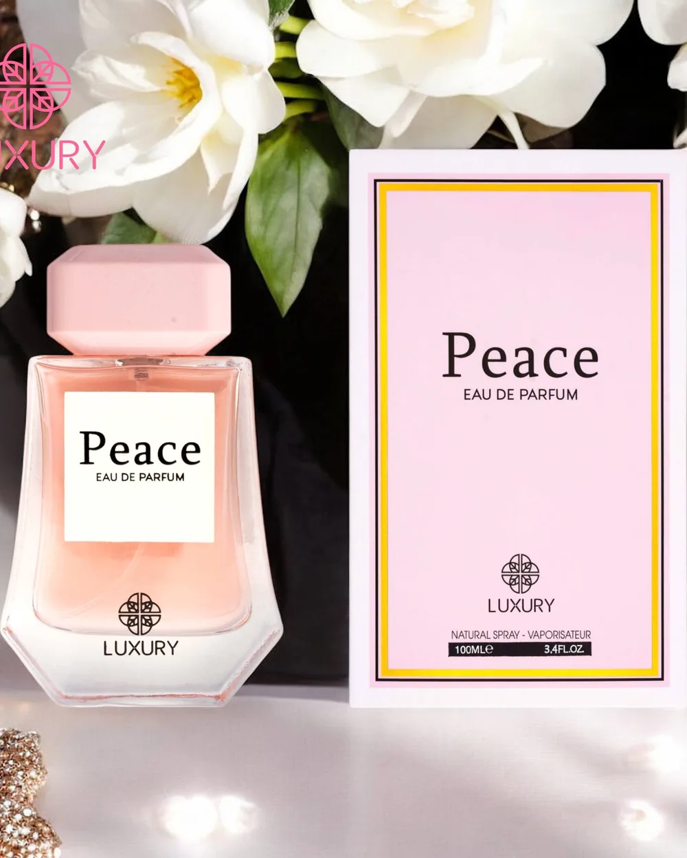 Luxury Perfumes Peace — perfume bottle